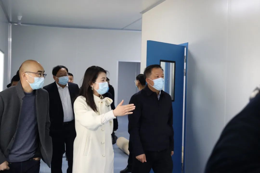 淮北市副市長(zhǎng)周天偉調(diào)研雷根生物新廠區(qū)